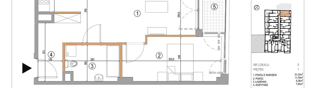 Mieszkanie w inwestycji: 5th Avenue Apartments