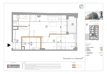 Mieszkanie w inwestycji: 5th Avenue Apartments