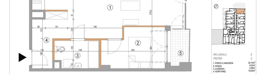Mieszkanie w inwestycji: 5th Avenue Apartments