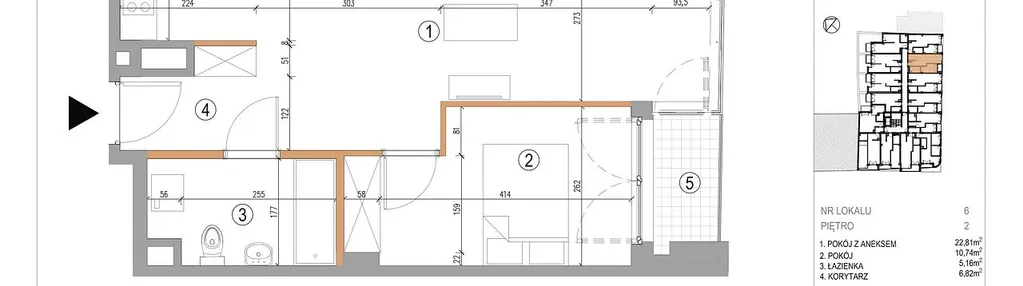 Mieszkanie w inwestycji: 5th Avenue Apartments