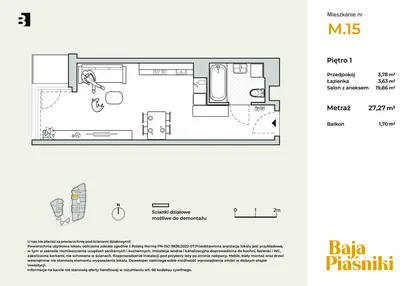 Mieszkanie w inwestycji: Baja Piaśniki