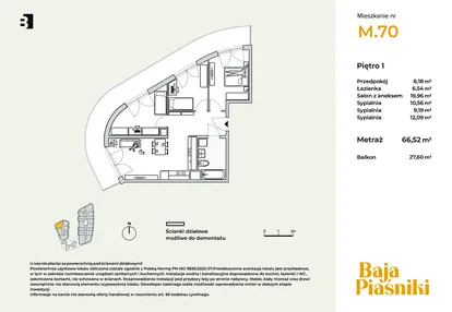 Mieszkanie w inwestycji: Baja Piaśniki