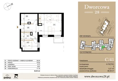 Mieszkanie w inwestycji: Dworcowa 28