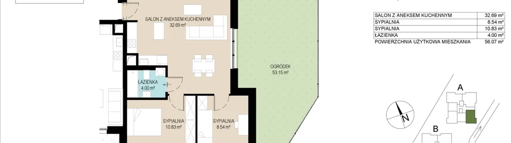 Mieszkanie w inwestycji: Wzgórze Gustawa