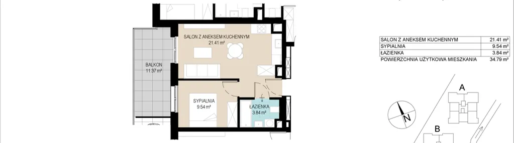Mieszkanie w inwestycji: Wzgórze Gustawa