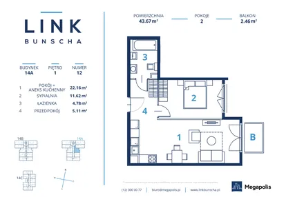 Mieszkanie w inwestycji: LINK BUNSCHA
