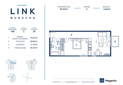Mieszkanie w inwestycji: LINK BUNSCHA