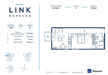 Mieszkanie w inwestycji: LINK BUNSCHA