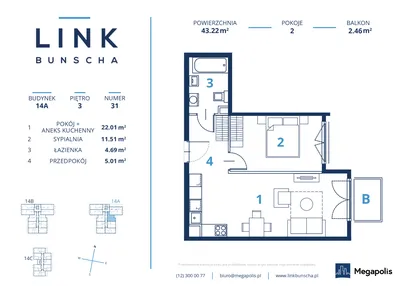 Mieszkanie w inwestycji: LINK BUNSCHA