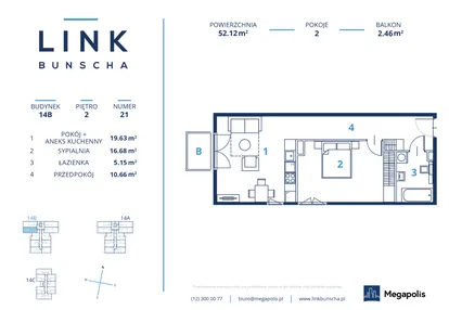 Mieszkanie w inwestycji: LINK BUNSCHA