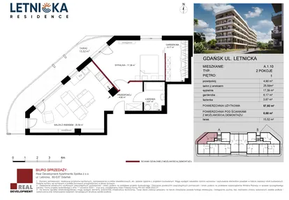 Mieszkanie w inwestycji: Letnicka Residence
