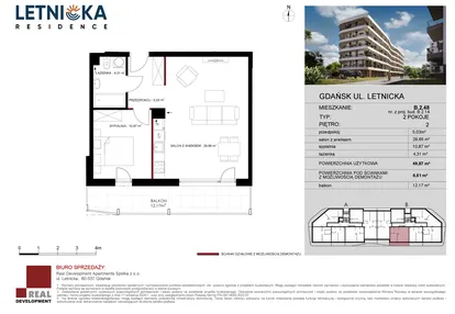 Mieszkanie w inwestycji: Letnicka Residence