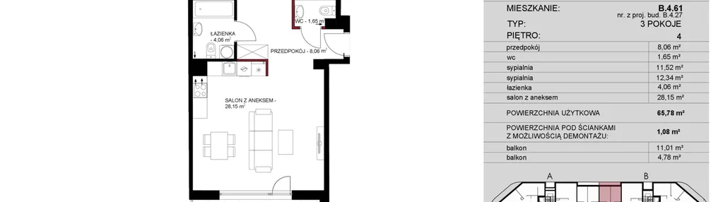 Mieszkanie w inwestycji: Letnicka Residence