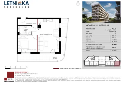 Mieszkanie w inwestycji: Letnicka Residence