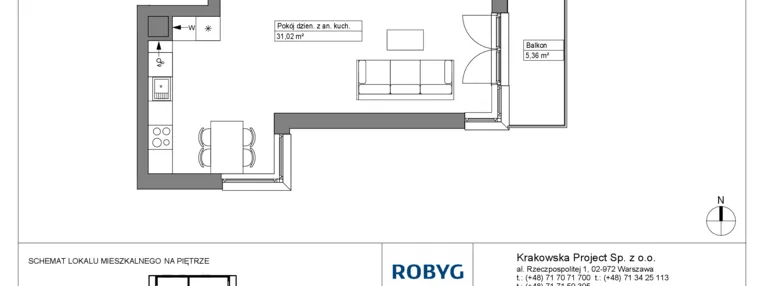 Mieszkanie w inwestycji: Apartamenty Krakowska etap VIII