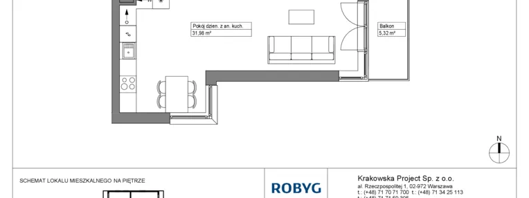 Mieszkanie w inwestycji: Apartamenty Krakowska etap VIII