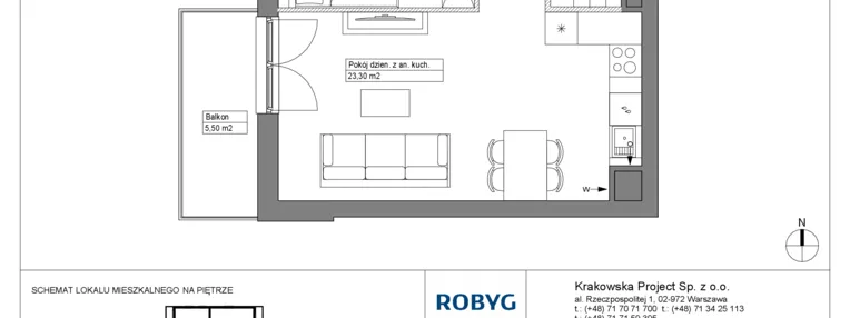 Mieszkanie w inwestycji: Apartamenty Krakowska etap VIII