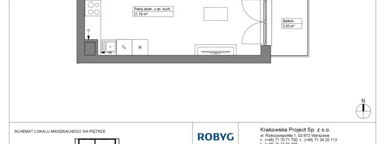 Mieszkanie w inwestycji: Apartamenty Krakowska etap VIII