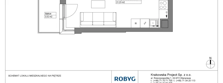 Mieszkanie w inwestycji: Apartamenty Krakowska etap VIII