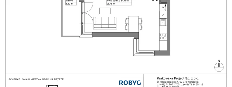 Mieszkanie w inwestycji: Apartamenty Krakowska etap VIII