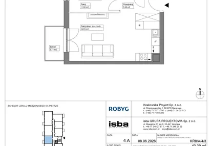 Mieszkanie w inwestycji: Apartamenty Krakowska etap VIII