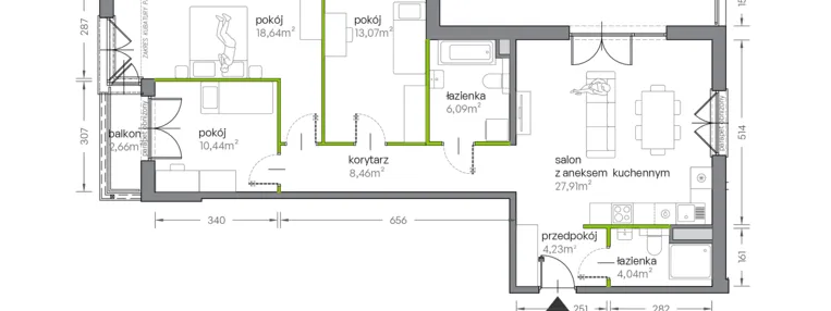 Mieszkanie w inwestycji: Żabiniec Vita
