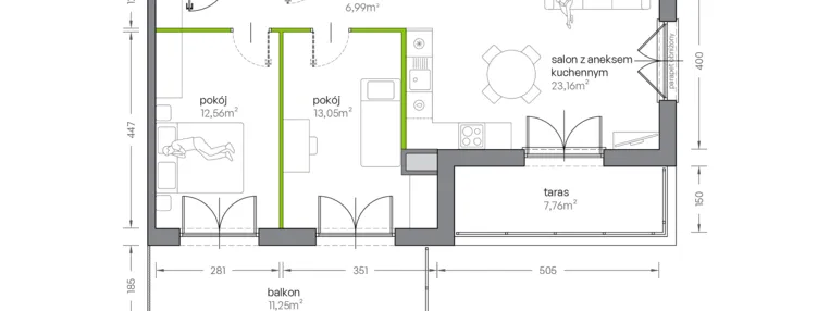 Mieszkanie w inwestycji: Żabiniec Vita