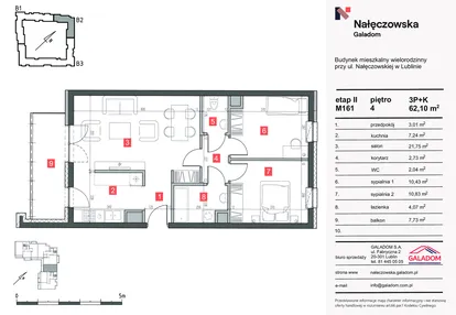 Mieszkanie w inwestycji: Nałęczowska etap II