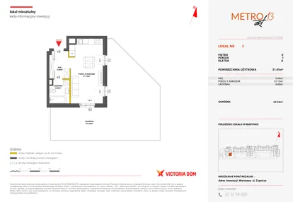 Mieszkanie w inwestycji: Metro Art 13