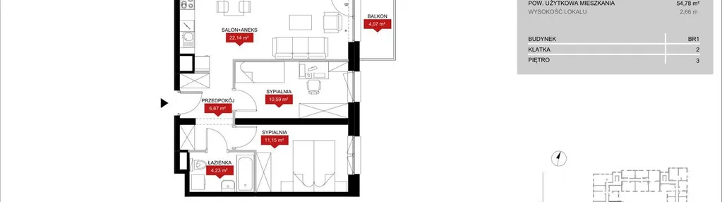 Mieszkanie w inwestycji: Browary Wrocławskie 2