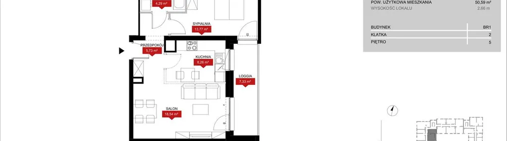 Mieszkanie w inwestycji: Browary Wrocławskie 2