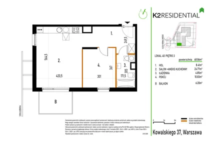 Mieszkanie w inwestycji: Kowalskiego 37