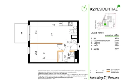 Mieszkanie w inwestycji: Kowalskiego 37