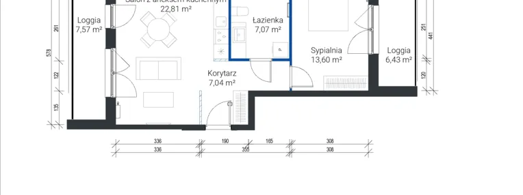 Mieszkanie w inwestycji: Nowe Zabłocie