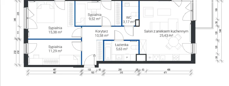 Mieszkanie w inwestycji: Nowe Zabłocie