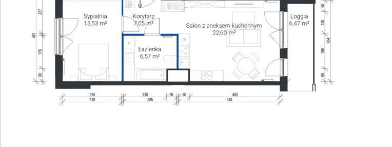 Mieszkanie w inwestycji: Nowe Zabłocie