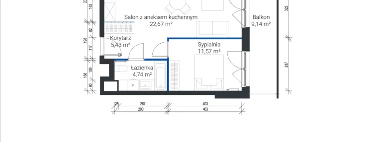 Mieszkanie w inwestycji: Nowe Zabłocie