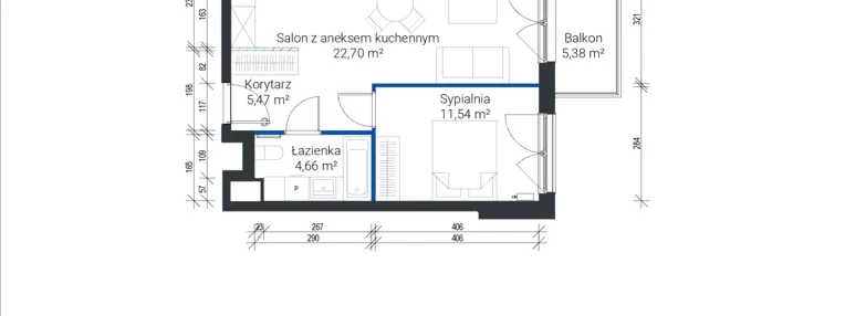 Mieszkanie w inwestycji: Nowe Zabłocie