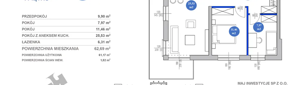 Mieszkanie w inwestycji: Osiedle Majowe 2.0 etap II