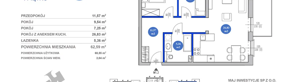 Mieszkanie w inwestycji: Osiedle Majowe 2.0 etap II