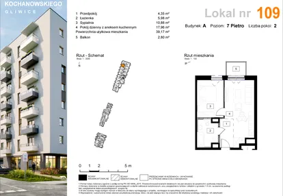 Mieszkanie w inwestycji: Osiedle Kochanowskiego - Gliwice