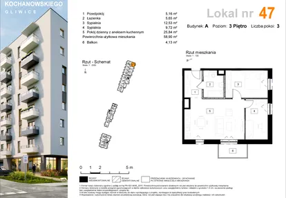 Mieszkanie w inwestycji: Osiedle Kochanowskiego - Gliwice