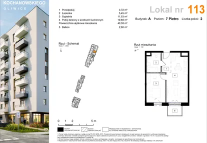 Mieszkanie w inwestycji: Osiedle Kochanowskiego - Gliwice