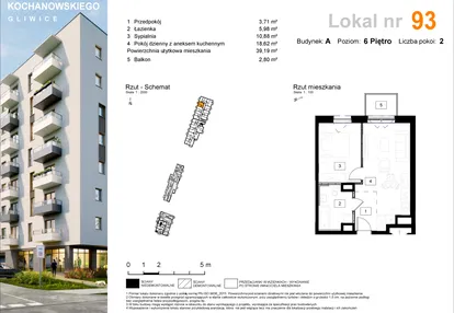 Mieszkanie w inwestycji: Osiedle Kochanowskiego - Gliwice