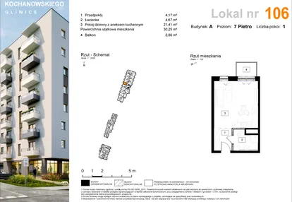 Mieszkanie w inwestycji: Osiedle Kochanowskiego - Gliwice