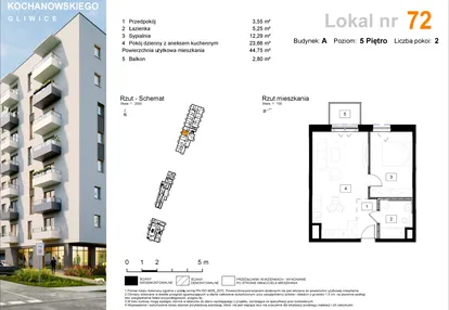Mieszkanie w inwestycji: Osiedle Kochanowskiego - Gliwice