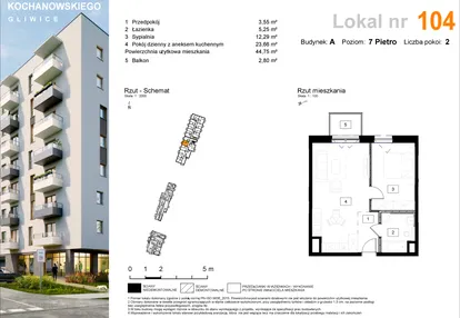 Mieszkanie w inwestycji: Osiedle Kochanowskiego - Gliwice