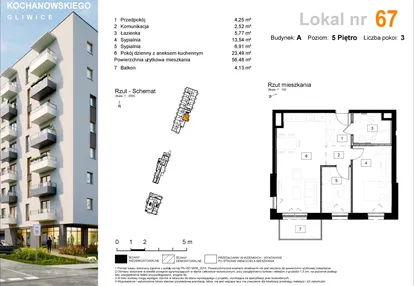 Mieszkanie w inwestycji: Osiedle Kochanowskiego - Gliwice