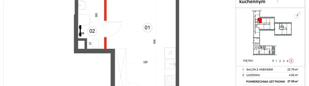 Mieszkanie w inwestycji: Stalowa Form 43.45