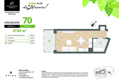 Mieszkanie w inwestycji: Srebrzyńska Park IV